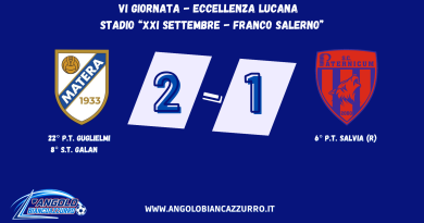 Vittoria sofferta per il Matera